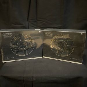 Pokémon TCG Sword & Shield Elite Trainer Box Plus Zamazenta & Zacian - BUNDLE